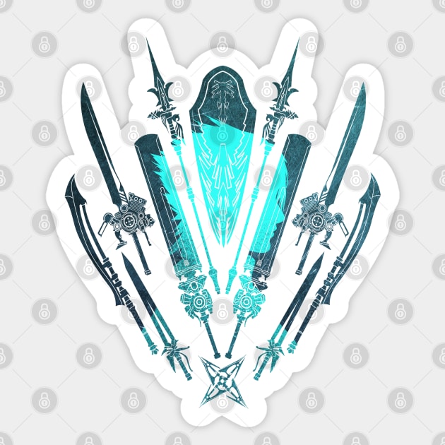 Celestial Swords Sticker by SourKrispop